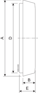 BLIND BD DN25 HSF0 1.4307