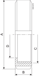 NUT F DN15 HSF0 1.4404