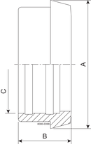 LINER D DN40 HSF0 1.4404