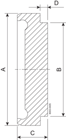 BLIND BBS DN65 H3 1.4404