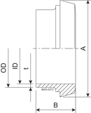 LINER LONG DN65 ID=1.6 1.4307