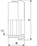 LINER EXP DN40 1.4301