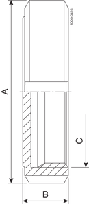END CAP DN15 HSF0 1.4307