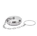 END CAP W. CHAIN 63.5-SB-316L