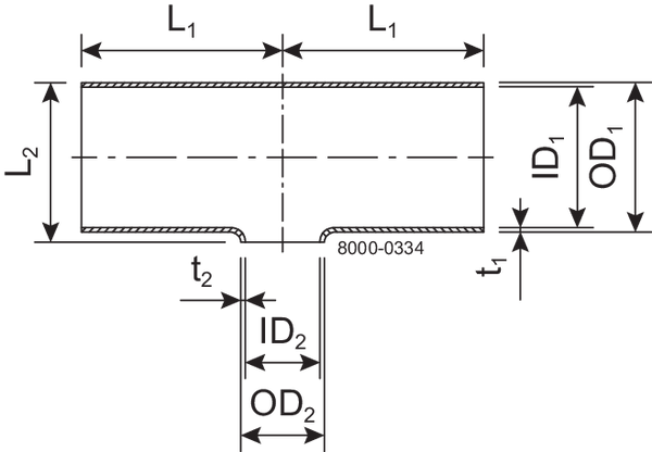 TEE-RED 51-38-POL-316L