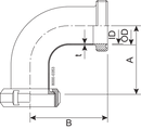 BEND LINER/MALE 63.5-SB-316L