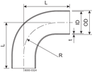 BEND 90-BL-101.6-HSF3-1.4404