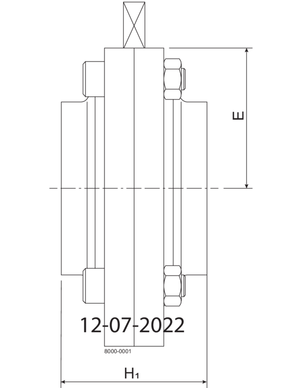 VALVE LKB-2 DN40 DIN W/W EPDM 304L