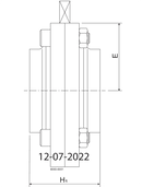 VALVE LKB-2 DN50 DIN W/W EPDM 316L