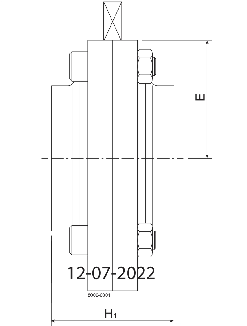 VALVE LKB-2 DN50 DIN W/W EPDM 316L