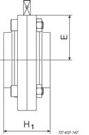 VALVE LKB 76/3" ISO W/W. EPDM 316L